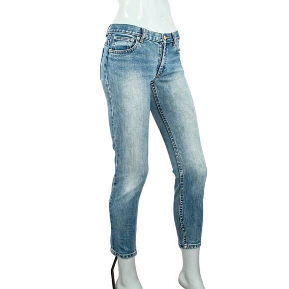A.P.C. Size 25 JEAN ETROIT COURT Jeans Skinny in Stonewash blue - Picture 3 of 11